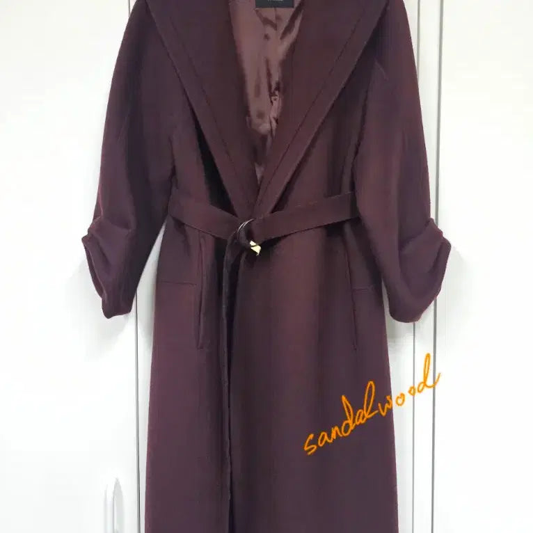 [BUNJANG] Time Handmade Long Coat / 한섬 타임 핸드메이드 롱코트 <최종가>