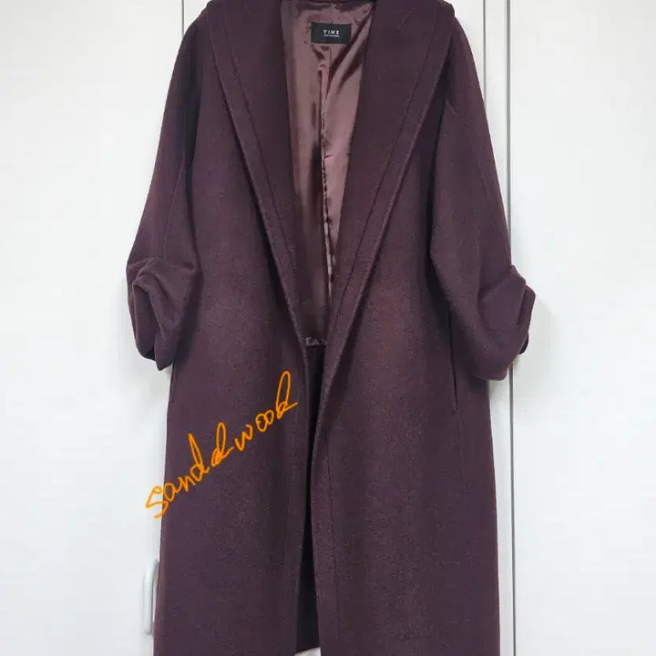 [BUNJANG] Time Handmade Long Coat / 한섬 타임 핸드메이드 롱코트 <최종가>