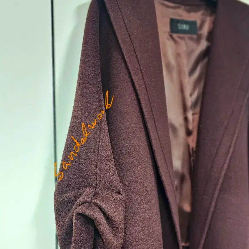 [BUNJANG] Time Handmade Long Coat / 한섬 타임 핸드메이드 롱코트 <최종가>