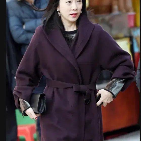 [BUNJANG] Time Handmade Long Coat / 한섬 타임 핸드메이드 롱코트 <최종가>