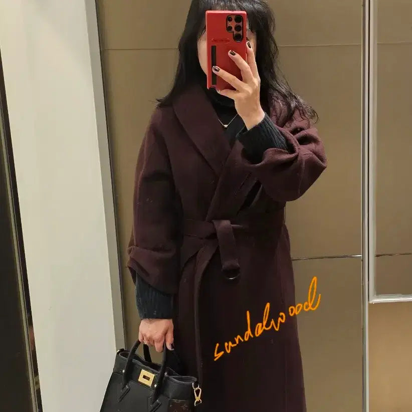 [BUNJANG] Time Handmade Long Coat / 한섬 타임 핸드메이드 롱코트 <최종가>