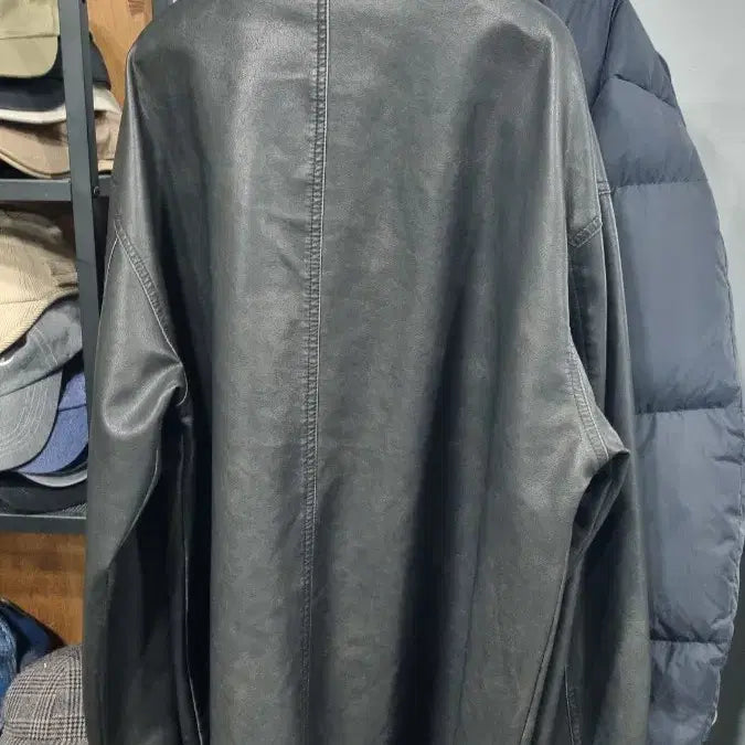 [BUNJANG] Partimento Leather Oversized Jacket / 파르티멘토)) 레더 오버사이즈 자켓 105~110(가슴단면65) 새제품