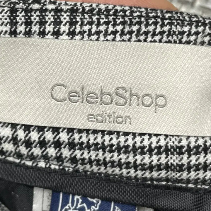 [BUNJANG] Celebshop Edition Plaid Slacks Pants / 셀럽샵 에디션 체크무늬 슬랙스 바지