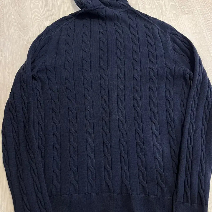 [BUNJANG] Brooks Brothers Knit Hoodie Zip-up / 브룩스브라더스 니트 후드집업 L