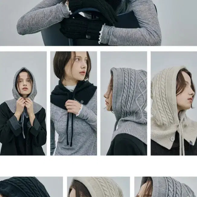 [BUNJANG] Deep Cozy Button Balaclava (Light Beige) / 딥 코지 단추 바라클라바 '연베이지' (새상품)