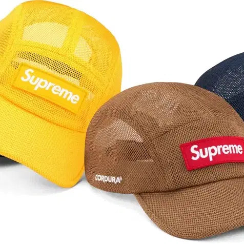 [BUNJANG] Supreme Mesh Cordura Camp Cap Sand Hat / 23SS 슈프림 메쉬 코듀라 캠프캡 샌드 모자
