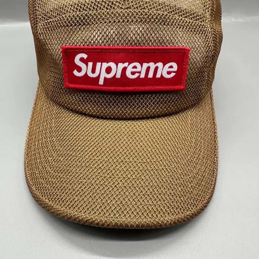 [BUNJANG] Supreme Mesh Cordura Camp Cap Sand Hat / 23SS 슈프림 메쉬 코듀라 캠프캡 샌드 모자