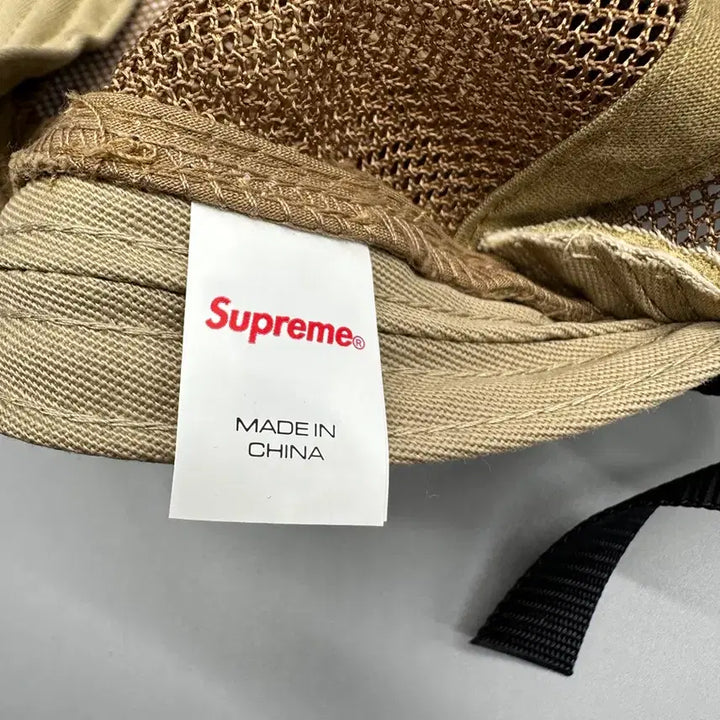 [BUNJANG] Supreme Mesh Cordura Camp Cap Sand Hat / 23SS 슈프림 메쉬 코듀라 캠프캡 샌드 모자