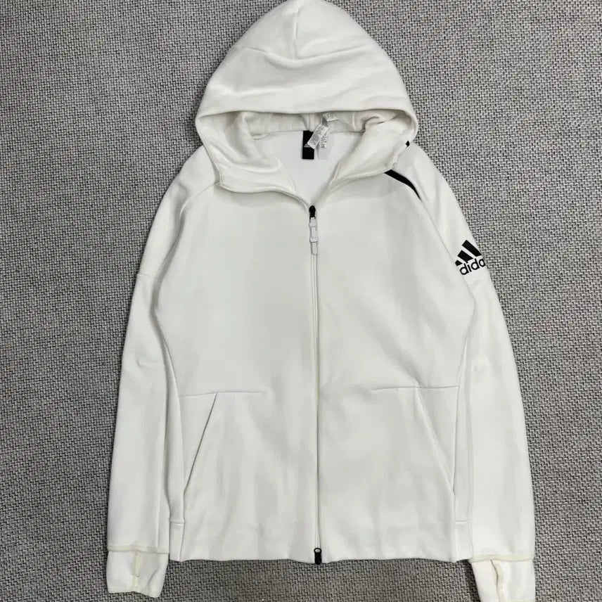 [SOLD OUT] 아디다스 화이트 후드 집업 110
