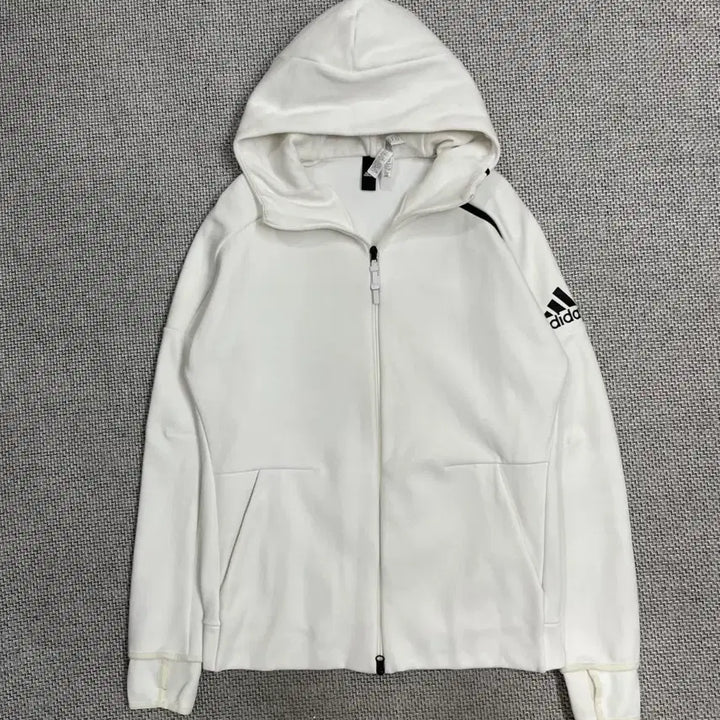 [SOLD OUT] 아디다스 화이트 후드 집업 110