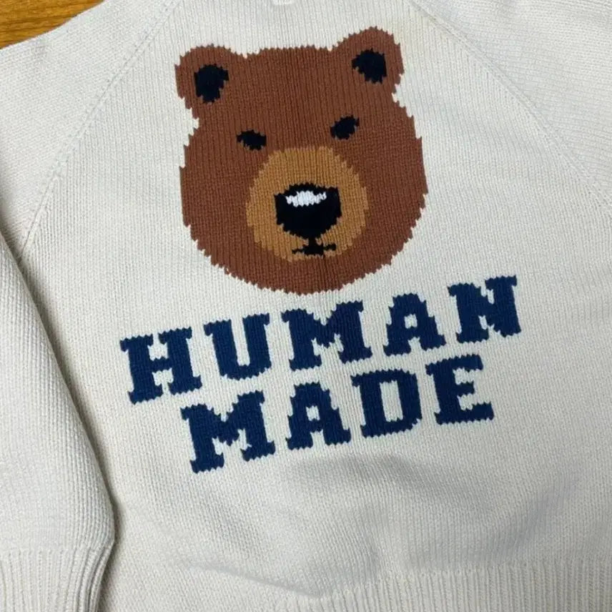[BUNJANG] Human Made Bear Raglan Knit Sweater / XL 휴먼메이드 니트 휴먼메이드 베어 래글런 니트 새제품급