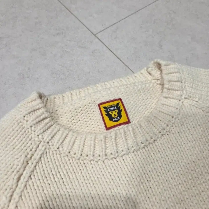 [BUNJANG] Human Made Bear Raglan Knit Sweater / XL 휴먼메이드 니트 휴먼메이드 베어 래글런 니트 새제품급