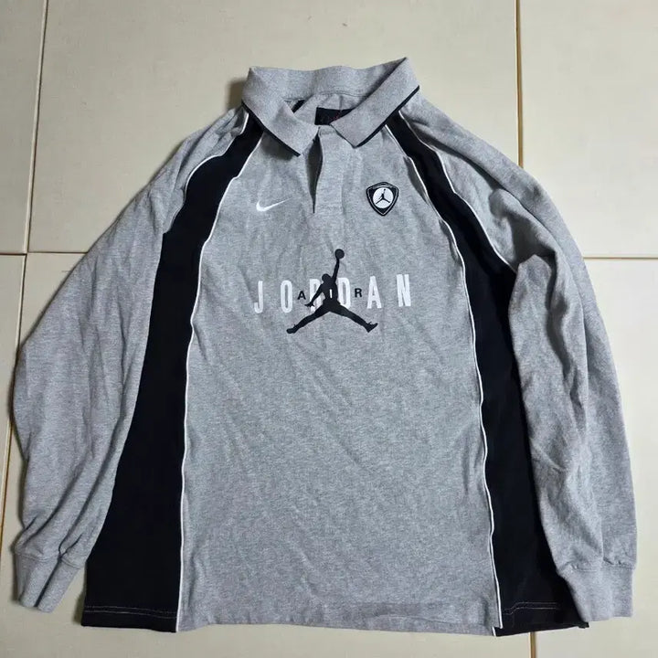 [BUNJANG] Jordan Flight Long Sleeve Polo Jersey XL / 조던 플라이트 긴소매 폴로 져지 xl