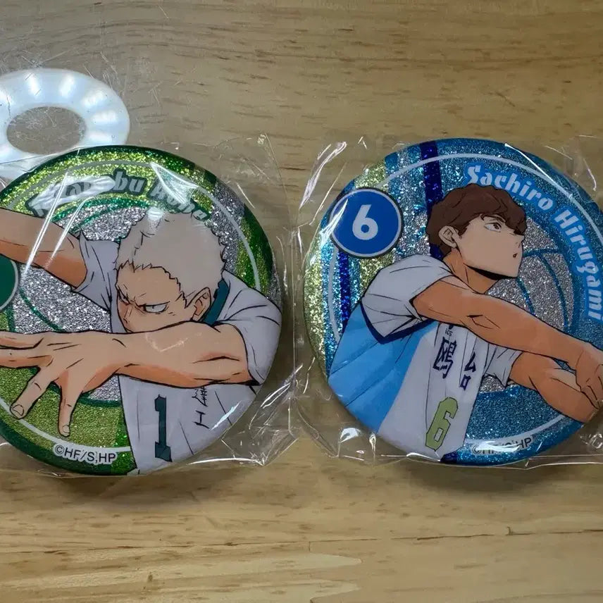 [BUNJANG] Haikyuu Hirugami and Aone Can Badges / 하이큐 캔뱃지_히루가미, 아오네