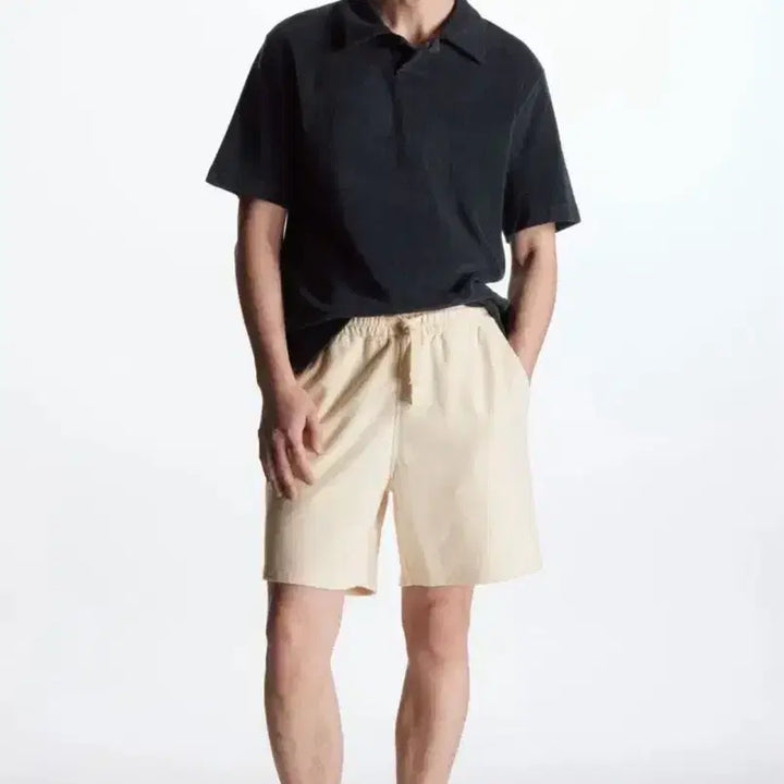 [SOLD OUT] COS 릴렉스드핏 타월링 폴로셔츠 PK 티셔츠 L사이즈