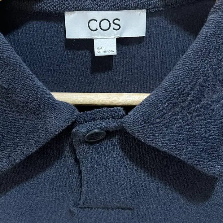 [SOLD OUT] COS 릴렉스드핏 타월링 폴로셔츠 PK 티셔츠 L사이즈