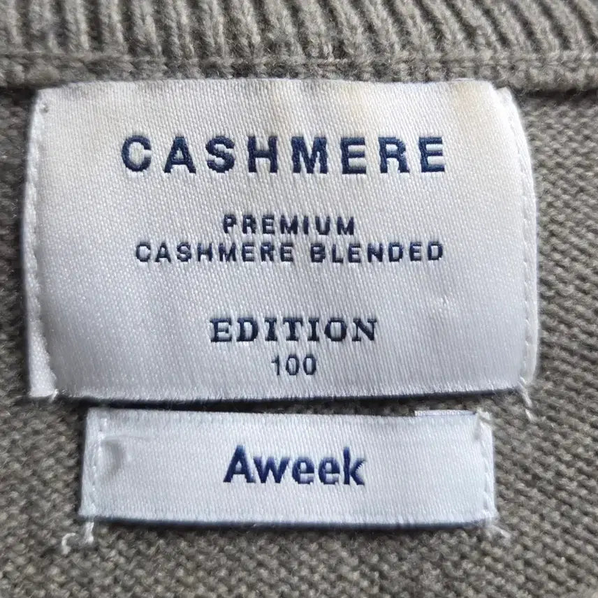 [BUNJANG] Basic Cashmere Knit BE 100 / [에디션] 캐시미어 베이직 니트 BE 100