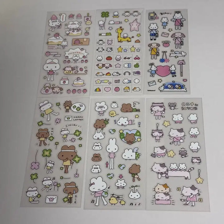 [BUNJANG] Imgurumi Sticker and Washi Tape Bundle Set / 아임구르미 스티커, 마테 일괄