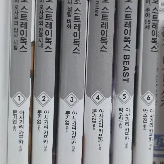 [BUNJANG] Bungo Stray Dogs Novel Volume 1-6 Bundle Set / 문스독 1-6권