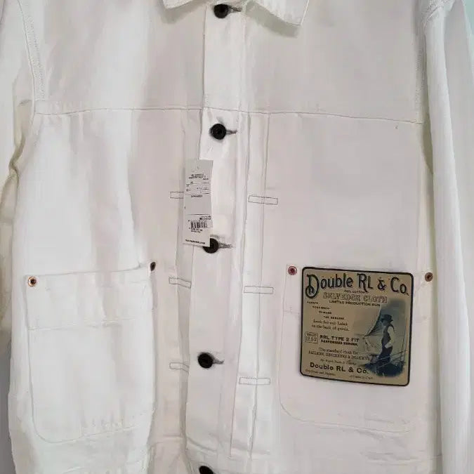 [BUNJANG] RRL White Trucker Jacket / RRL 리미티드 화이트 트러커 자켓 판매