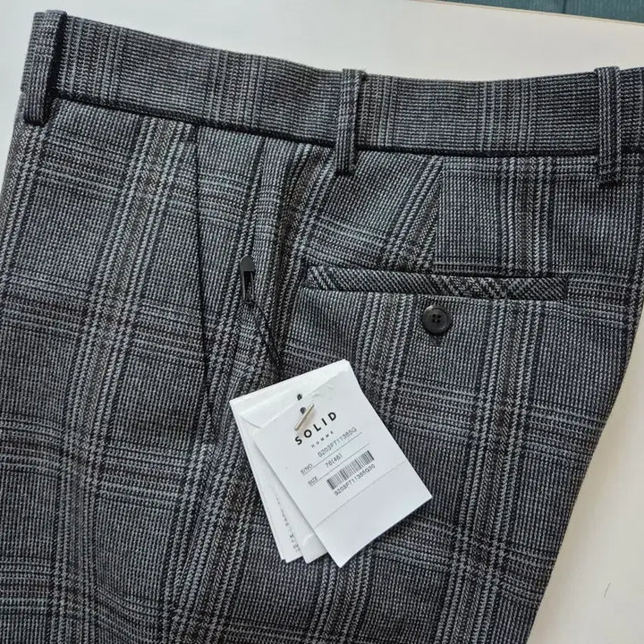 [BUNJANG] Solid Homme Checkered Blazer and Slacks Set / 솔리드옴므 체크 셋업(블레이저, 슬랙스)