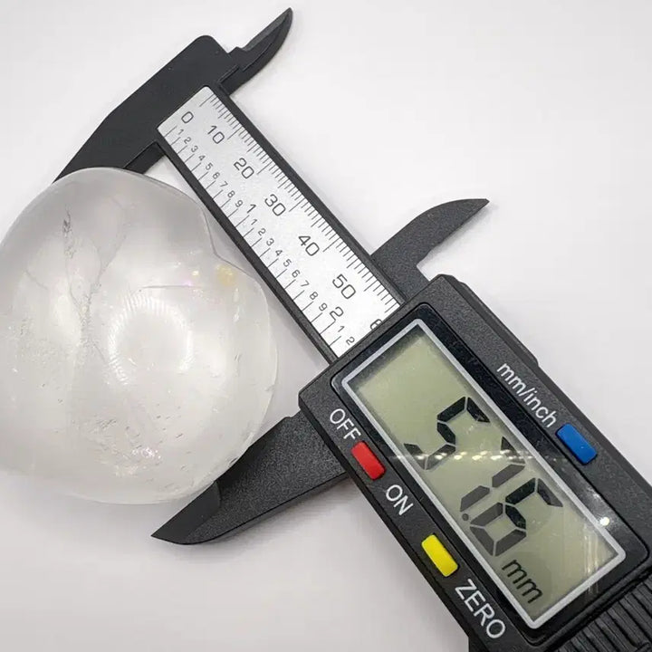 [BUNJANG] Rainbow Heart Crystal Stone with Stand / [천연원석]레인보우 하트 수정 원석