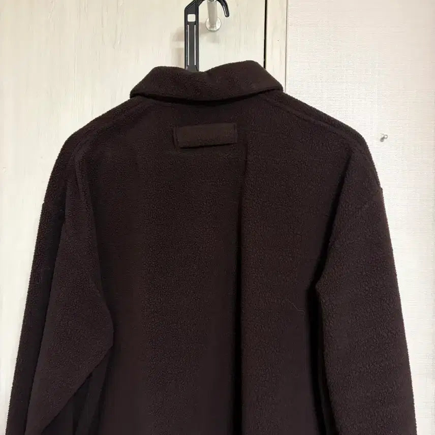 [BUNJANG] Winder Shearing Fleece Polo Brown L / 윈더 winder 시어링 플리스 폴로 브라운 L