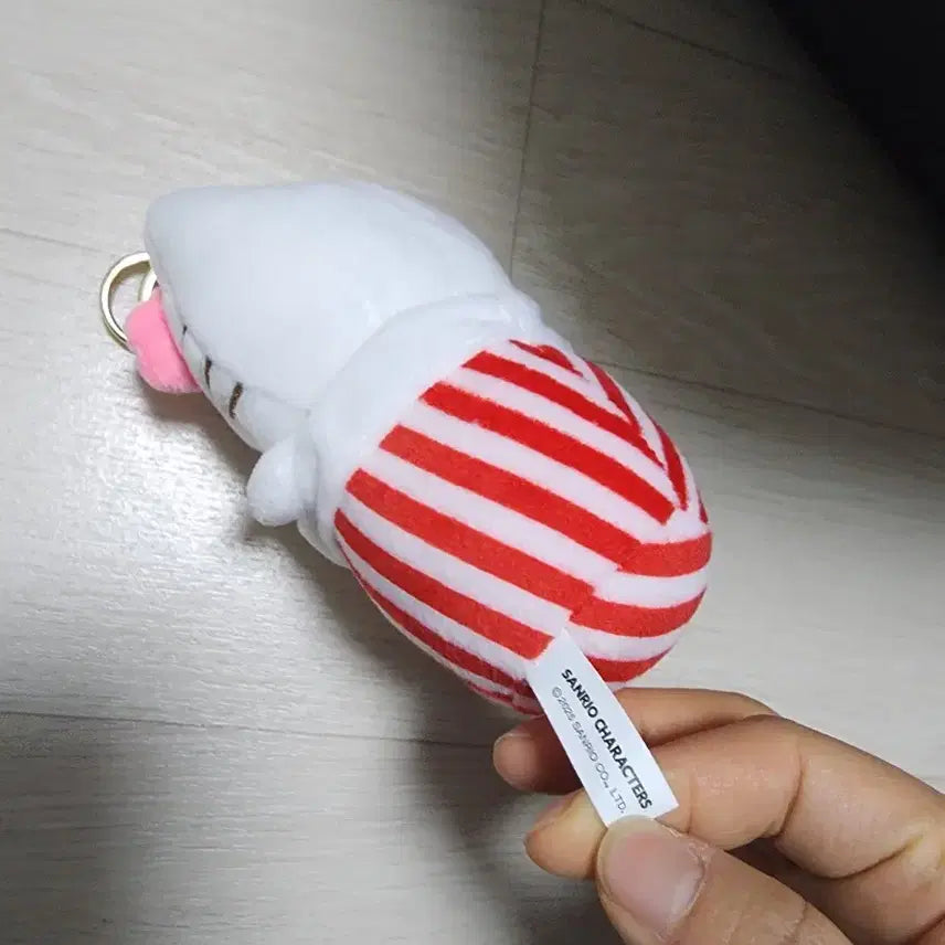 [BUNJANG] Sanrio Hello Kitty Popcorn Cup Doll Keyring / 산리오 정품 헬로키티 팝콘 컵 인형 키링
