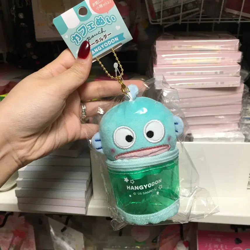 [BUNJANG] Hangyodon Cafe Series Pouch Keyring Key Holder / 한교동 카페 시리즈 파우치형 키링 키홀더
