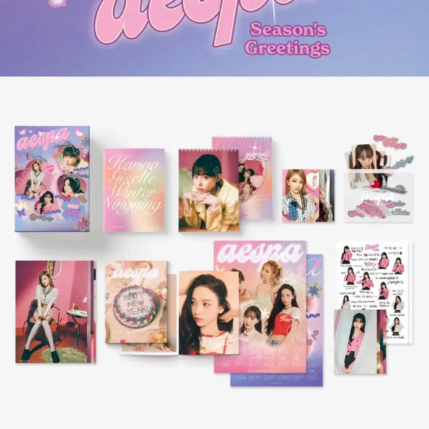 [BUNJANG] Aespa Season's Greetings Full Package POB / (특전 포함 에스파 aespa 2022 시즌그리팅 시그 풀구성 풀박스