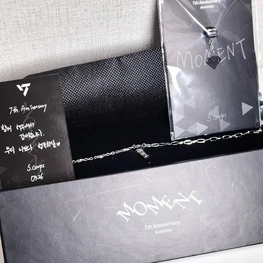 [BUNJANG] SEVENTEEN 7th Anniversary Bracelet + S.COUPS Charm Set / 세븐틴 7주년 팔찌+에스쿱스 참