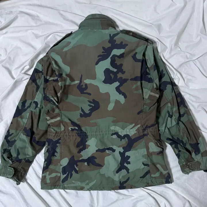 [BUNJANG] Military Woodland Camo M65 Field Jacket / 80s 미군 우드랜드 카모 m65 필드자켓