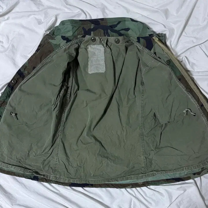 [BUNJANG] Military Woodland Camo M65 Field Jacket / 80s 미군 우드랜드 카모 m65 필드자켓