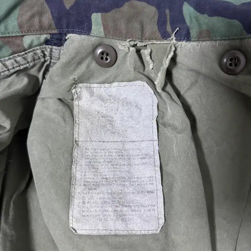 [BUNJANG] Military Woodland Camo M65 Field Jacket / 80s 미군 우드랜드 카모 m65 필드자켓