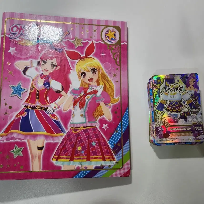 [BUNJANG] Aikatsu! Binder + 55 Cards Bundle Set / 아이엠스타 아이카츠 바인더 + 카드 55장 일괄판매