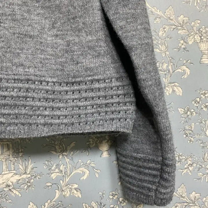 [BUNJANG] Gray Tweed Knit Cardigan / 회색.트위드 니트가디건 55~66