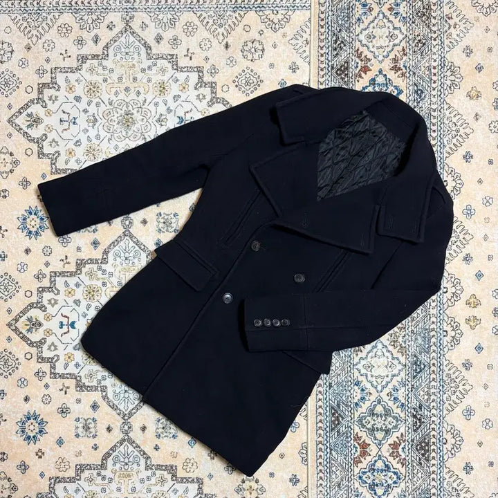 [BUNJANG] System Navy Double Coat Pea Coat / [상태A 95-100] 시스템 네이비 더블코트 피코트