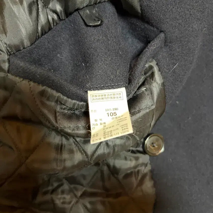 [BUNJANG] System Navy Double Coat Pea Coat / [상태A 95-100] 시스템 네이비 더블코트 피코트