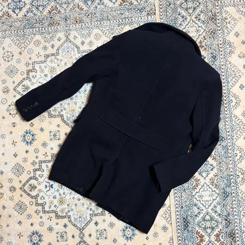 [BUNJANG] System Navy Double Coat Pea Coat / [상태A 95-100] 시스템 네이비 더블코트 피코트