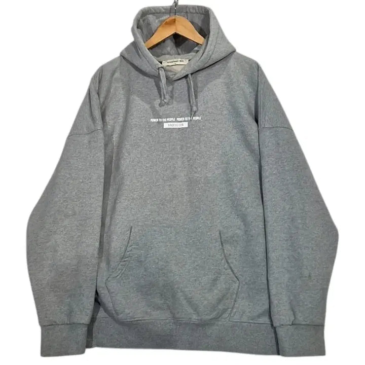 [BUNJANG] Anderson Bell Big Logo Hoodie / [XL]앤더슨벨 빅 로고 후드티(만원샵)