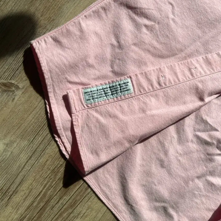 [BUNJANG] Individualized Pink Oxford Shirt / Individualized Shirts 핑크 옥스포드