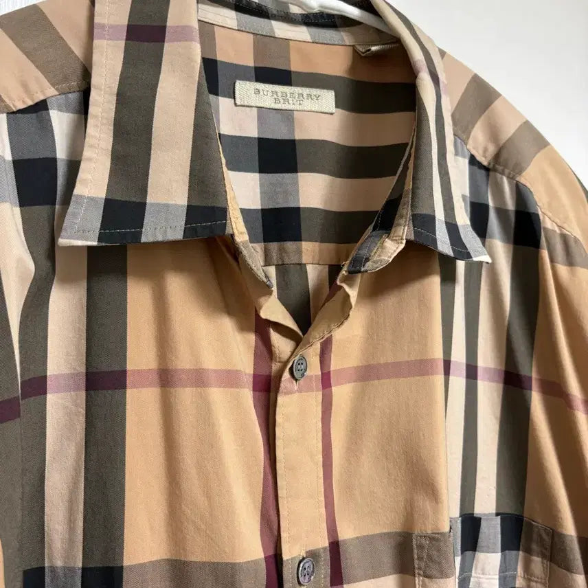 [BUNJANG] Burberry Brit Nova Check Shirt XL / 버버리 브릿 노바체크 셔츠