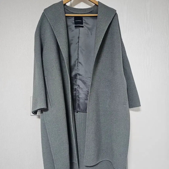 [BUNJANG] The Cashmere Gray Hooded Coat / 더캐시미어 코트