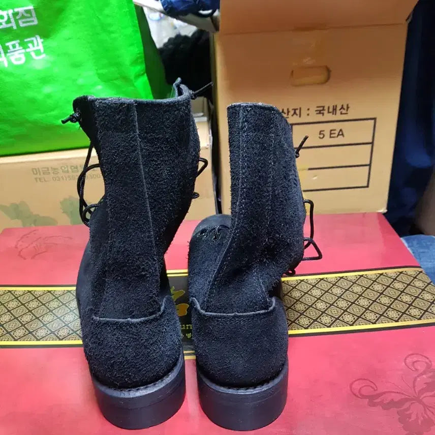 [BUNJANG] ROK Marine Corps Combat Boots 1986 / 해병대 세무 워커 전투화 군화 86년 264W 11.0W 판매