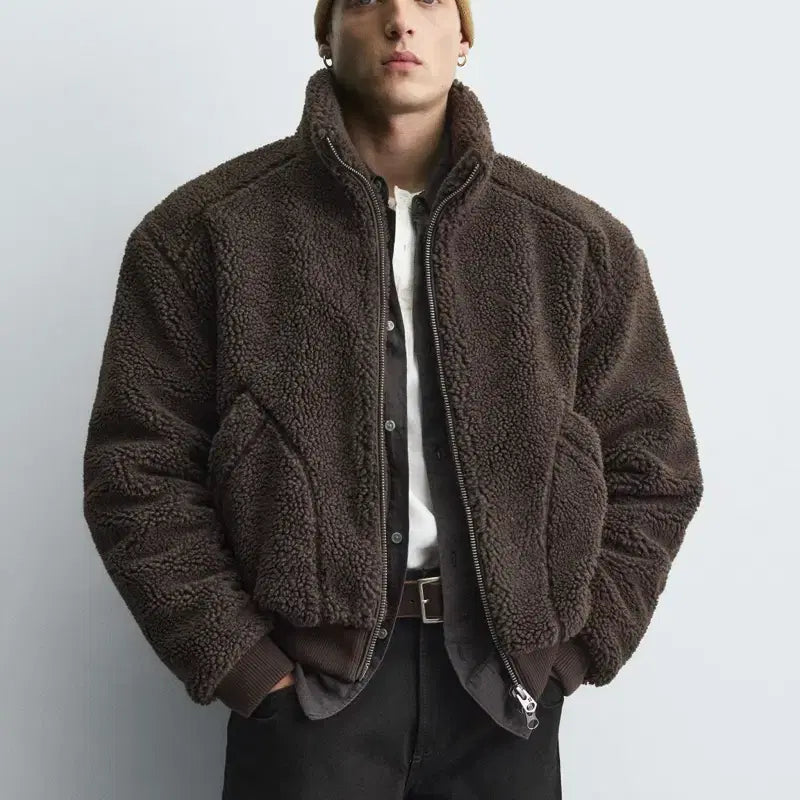 [BUNJANG] Zara Faux Shearling Jumper / 자라 페이크 시어링 점퍼