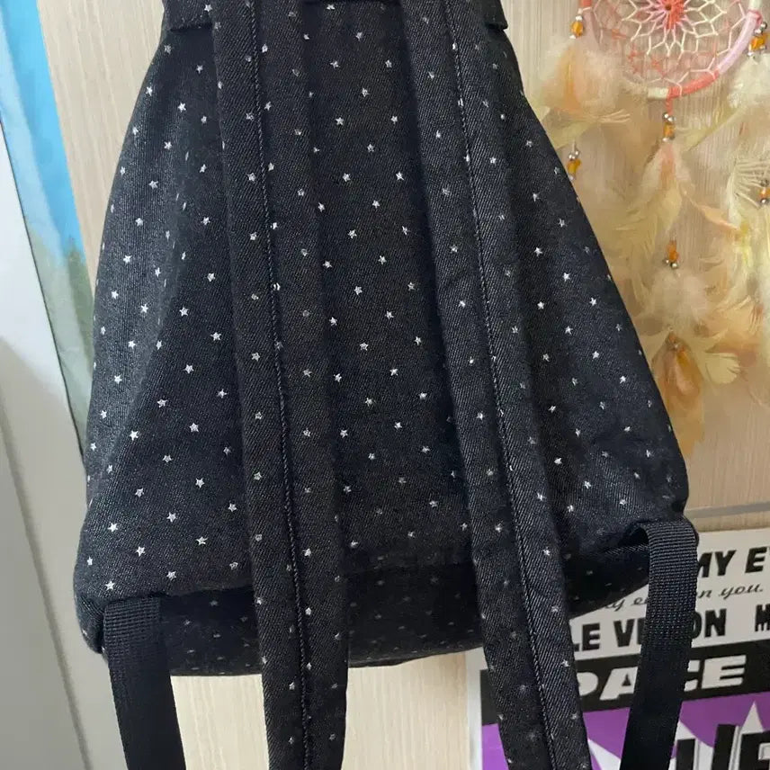 [BUNJANG] Kim Ahob Mini Backpack Dot Star Pattern Bag / 여밈 미니 백팩 도트 별 패턴 무늬 가방/미쏘 자라 에잇세컨즈 김아홉