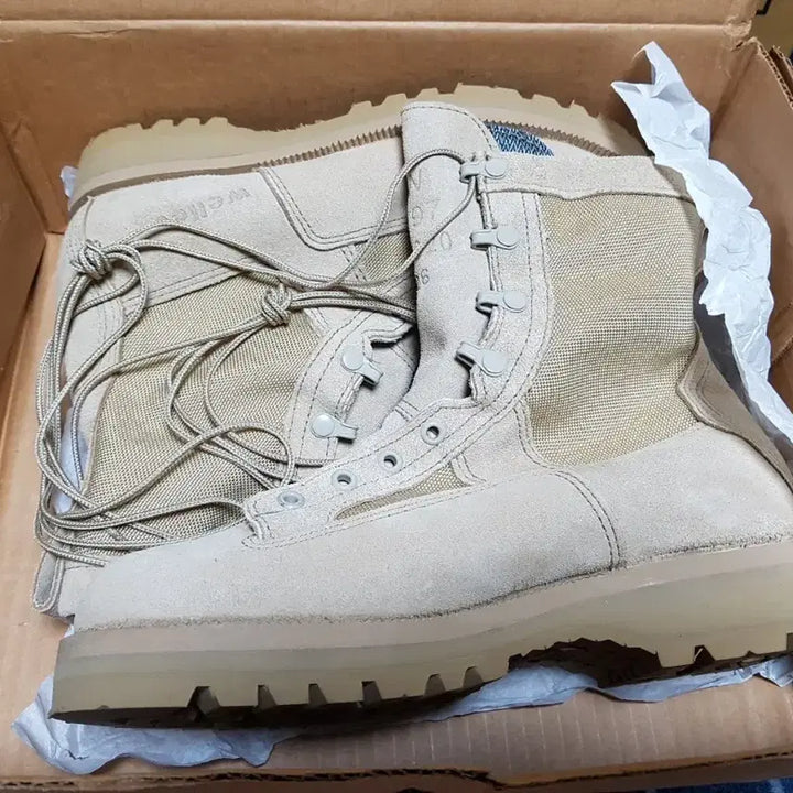 [BUNJANG] Wellco Desert Boots Combat Boots 7.5W / 웰코 사막화 전투화 군화 부츠 7.5W 판매
