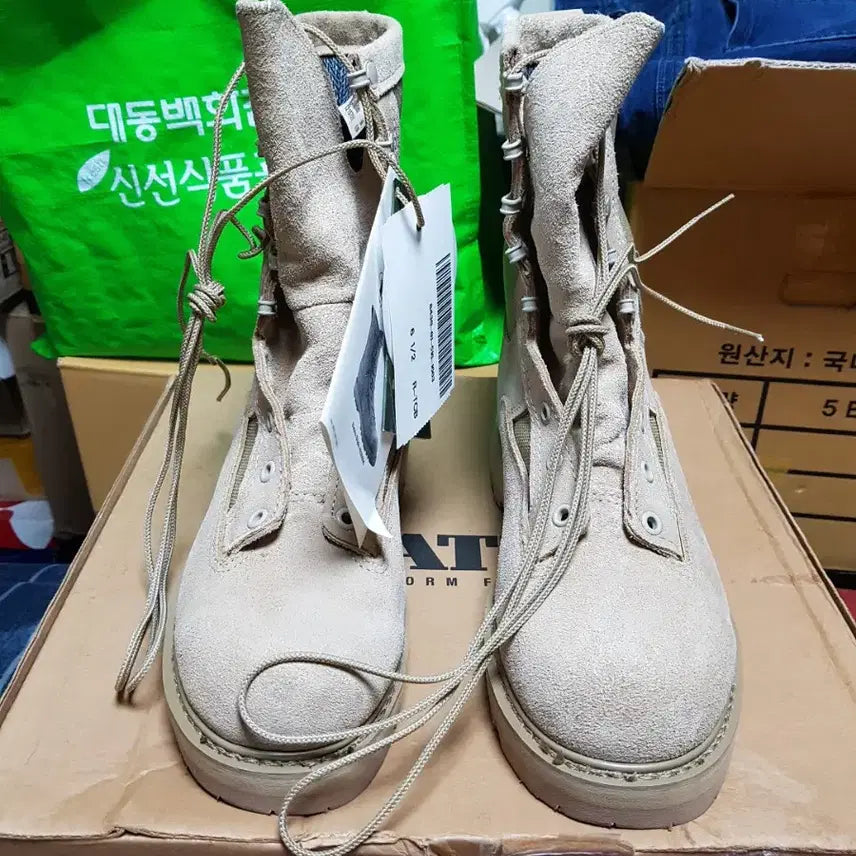 [BUNJANG] Bates Military Combat Boots / Bates 베이츠 밀리터리 컴뱃 부츠 전투화 군화 6.5W 판매