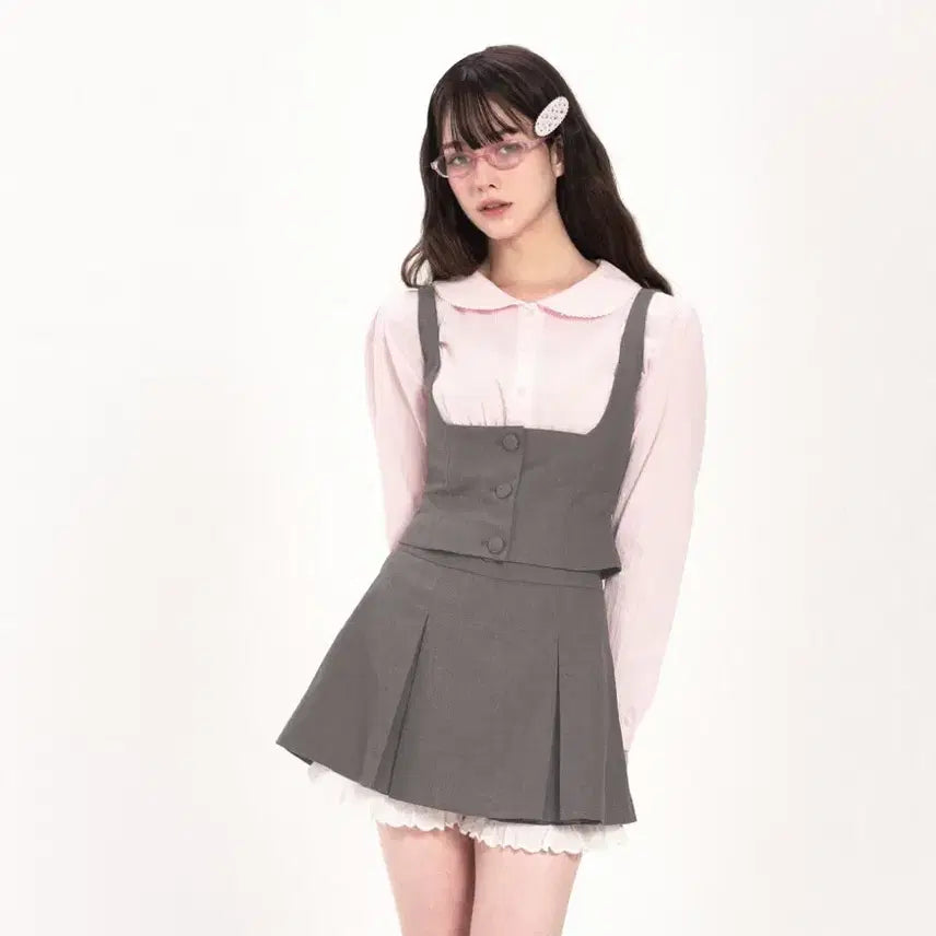 [SOLD OUT] 위스페어리 BLOOMING RIBBON BLOUSE -PINK