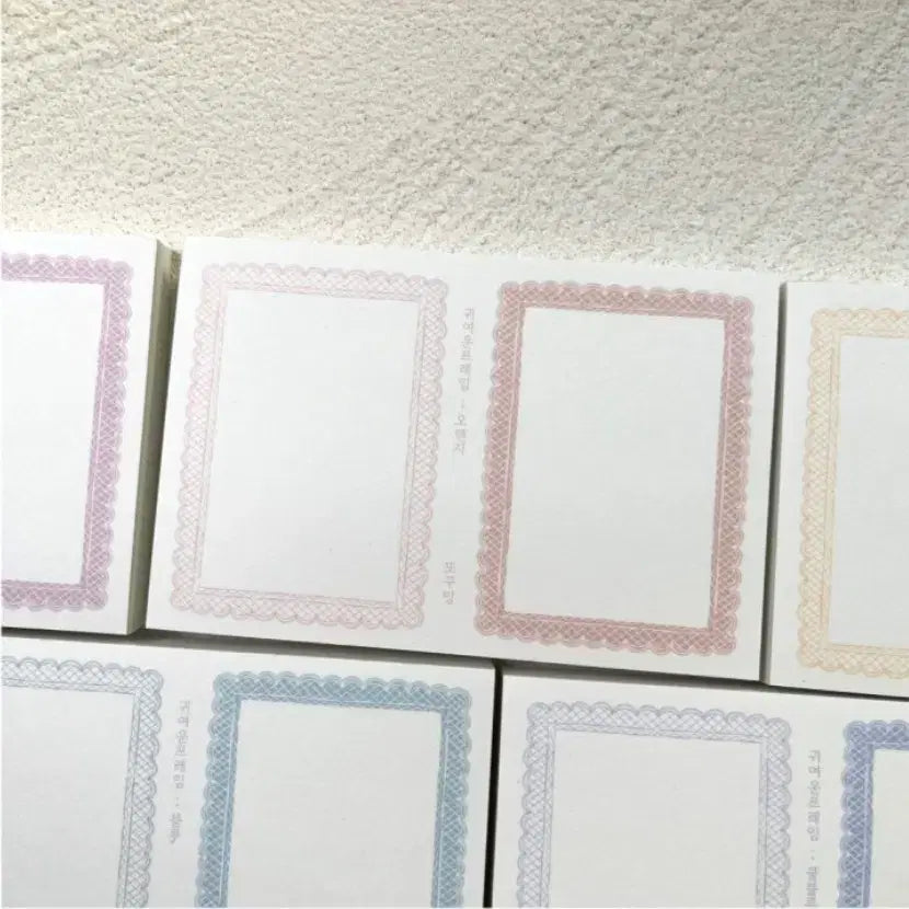 [BUNJANG] Ddokkoming Cute Rectangular Frame Set / #또꾸밍 #귀여운 직사각 프레임